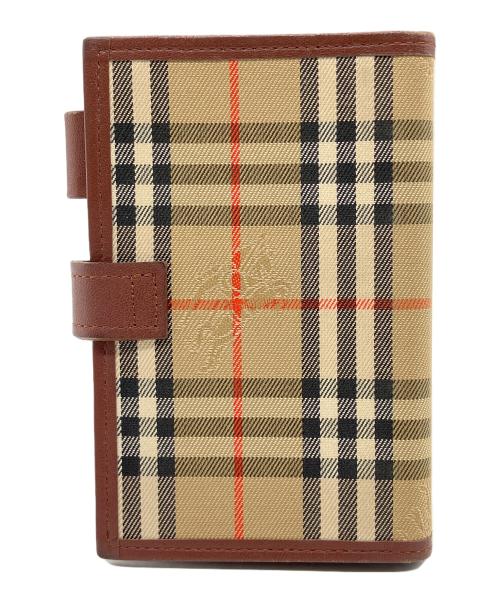 BURBERRY（バーバリー）BURBERRY (バーバリー) 手帳カバー ブラウンの古着・服飾アイテム