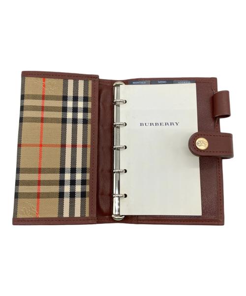 BURBERRY（バーバリー）BURBERRY (バーバリー) 手帳カバー ブラウンの古着・服飾アイテム