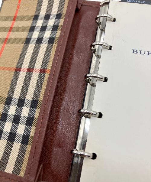 BURBERRY（バーバリー）BURBERRY (バーバリー) 手帳カバー ブラウンの古着・服飾アイテム