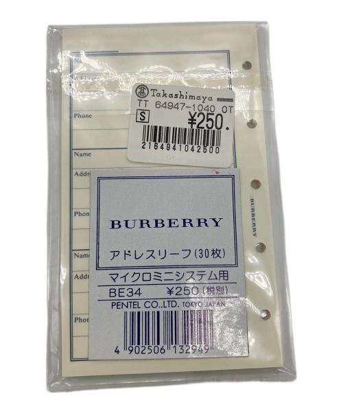 BURBERRY（バーバリー）BURBERRY (バーバリー) 手帳カバー ブラウンの古着・服飾アイテム