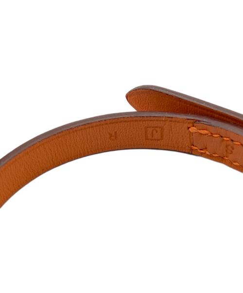 HERMES（エルメス）HERMES (エルメス) Api アピ ブレスレット オレンジの古着・服飾アイテム