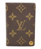 LOUIS VUITTONルイ ヴィトン）の古着「ポルト カルト・クレディ プレッシオン」｜ブラウン