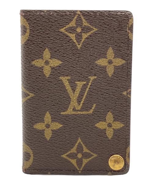 LOUIS VUITTON（ルイ ヴィトン）LOUIS VUITTON (ルイ ヴィトン) ポルト カルト・クレディ プレッシオン ブラウンの古着・服飾アイテム