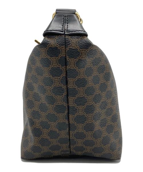 CELINE（セリーヌ）CELINE (セリーヌ) アクセサリーポーチ ブラウン×ブラックの古着・服飾アイテム