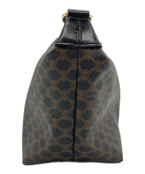 CELINE（セリーヌ）CELINE (セリーヌ) アクセサリーポーチ ブラウン×ブラックの古着・服飾アイテム