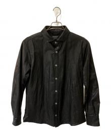 EPOCA UOMO（エポカ ウォモ）の古着「レザージャケット」｜ブラック