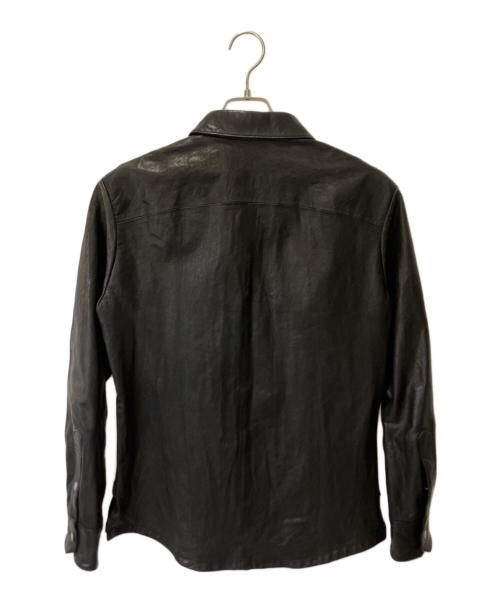 EPOCA UOMO（エポカ ウォモ）EPOCA UOMO (エポカ ウォモ) レザージャケット ブラック サイズ:48の古着・服飾アイテム