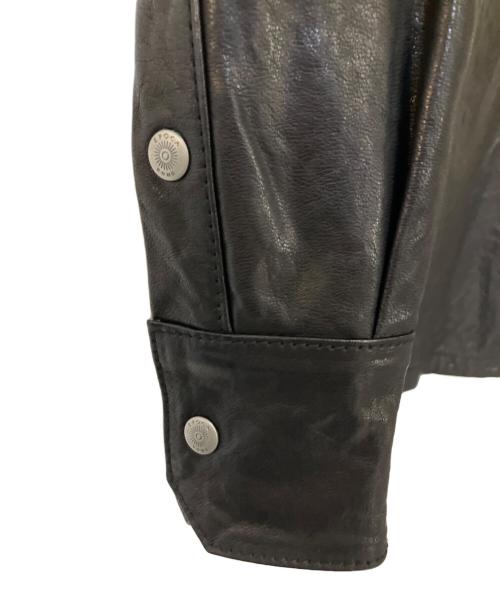 EPOCA UOMO（エポカ ウォモ）EPOCA UOMO (エポカ ウォモ) レザージャケット ブラック サイズ:48の古着・服飾アイテム