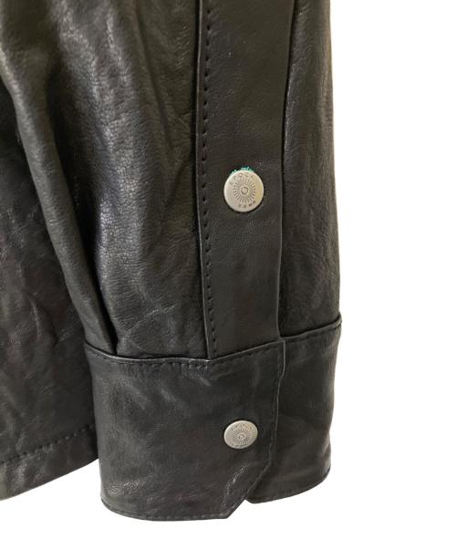 EPOCA UOMO（エポカ ウォモ）EPOCA UOMO (エポカ ウォモ) レザージャケット ブラック サイズ:48の古着・服飾アイテム