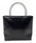 PRADA (プラダ) エナメルハンドバッグ ブラック：30000円