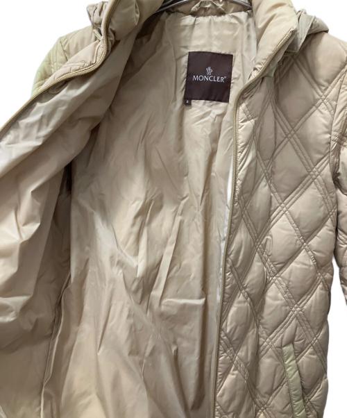 MONCLER（モンクレール）MONCLER (モンクレール) ダウンコート ベージュ サイズ:2の古着・服飾アイテム