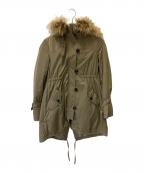 BURBERRY BLUE LABELバーバリー ブルー レーベル）の古着「モッズコート」｜ブラウン