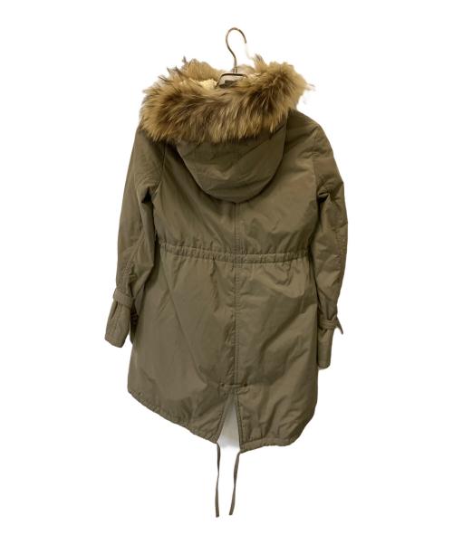 BURBERRY BLUE LABEL（バーバリー ブルー レーベル）BURBERRY BLUE LABEL (バーバリー ブルー レーベル) モッズコート ブラウン サイズ:38の古着・服飾アイテム