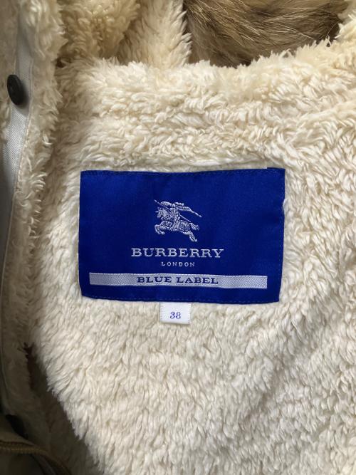 BURBERRY BLUE LABEL（バーバリー ブルー レーベル）BURBERRY BLUE LABEL (バーバリー ブルー レーベル) モッズコート ブラウン サイズ:38の古着・服飾アイテム