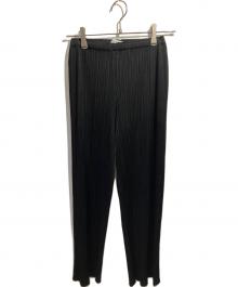 PLEATS PLEASE（プリーツプリーズ）の古着「プリーツイージーパンツ」｜ブラック