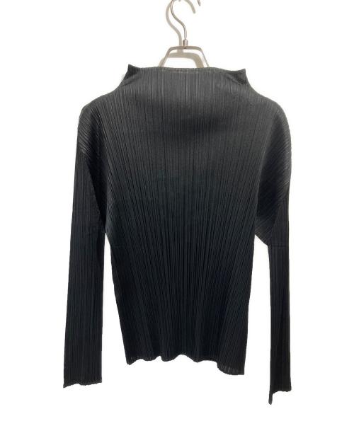 PLEATS PLEASE（プリーツプリーズ）PLEATS PLEASE (プリーツプリーズ) 長袖カットソー ブラック サイズ:3の古着・服飾アイテム