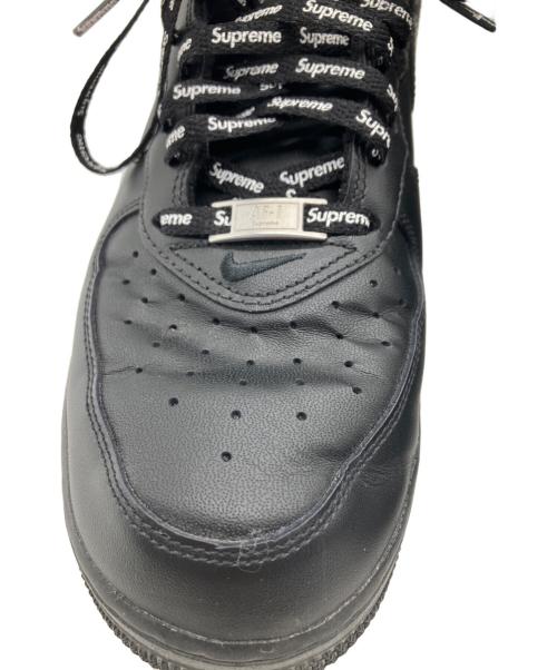 NIKE（ナイキ）NIKE (ナイキ) SUPREME (シュプリーム)  Air Force 1 Mid ブラック サイズ:28.0cmの古着・服飾アイテム