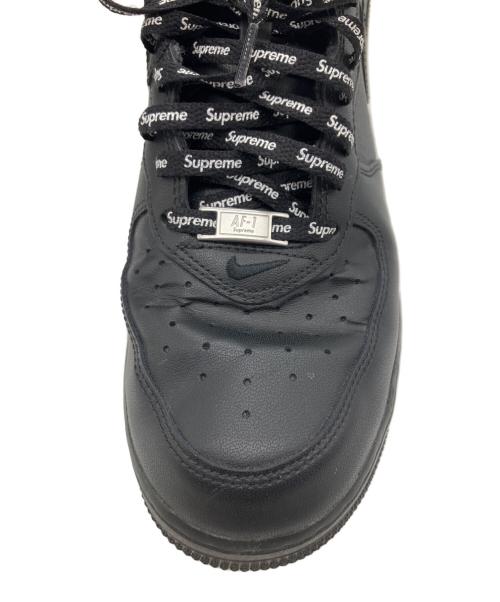 NIKE（ナイキ）NIKE (ナイキ) SUPREME (シュプリーム)  Air Force 1 Mid ブラック サイズ:28.0cmの古着・服飾アイテム