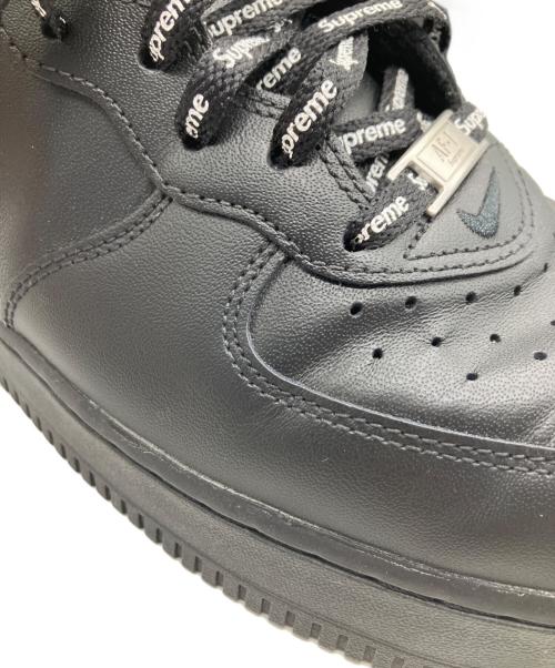 NIKE（ナイキ）NIKE (ナイキ) SUPREME (シュプリーム)  Air Force 1 Mid ブラック サイズ:28.0cmの古着・服飾アイテム