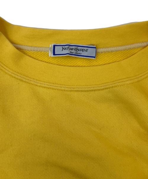 Yves Saint Laurent（イヴサンローラン）Yves Saint Laurent (イヴサンローラン) ヴィンテージスウェット イエロー サイズ:Mの古着・服飾アイテム