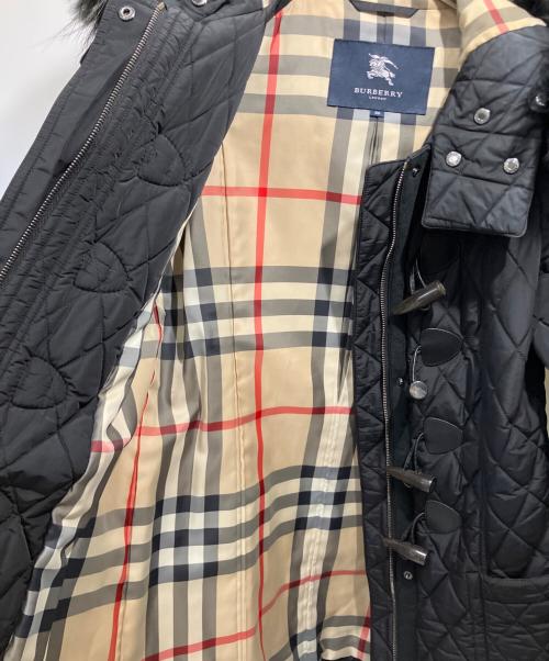 BURBERRY LONDON（バーバリーロンドン）BURBERRY LONDON (バーバリーロンドン) キルティングコート ブラック サイズ:38の古着・服飾アイテム