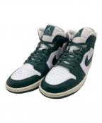 NIKEナイキ）の古着「Air Jordan 1 Mid」｜ホワイト×グリーン