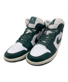 NIKE（ナイキ）の古着「Air Jordan 1 Mid」｜ホワイト×グリーン