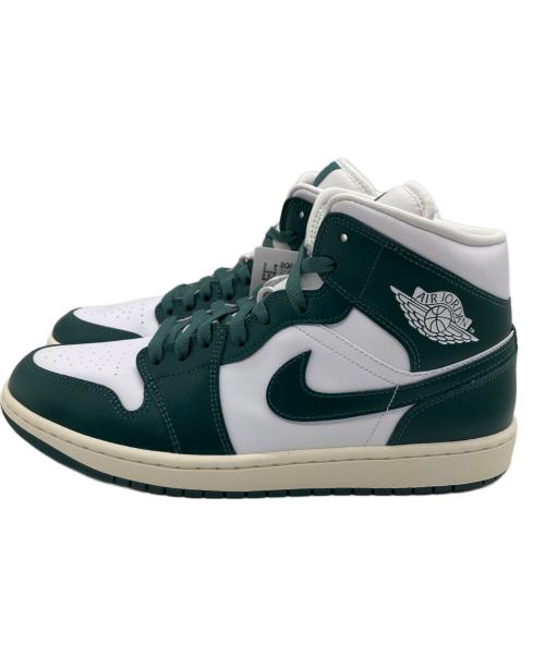 NIKE（ナイキ）NIKE (ナイキ) Air Jordan 1 Mid ホワイト×グリーン サイズ:29.0cm 未使用品の古着・服飾アイテム