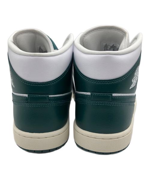 NIKE（ナイキ）NIKE (ナイキ) Air Jordan 1 Mid ホワイト×グリーン サイズ:29.0cm 未使用品の古着・服飾アイテム