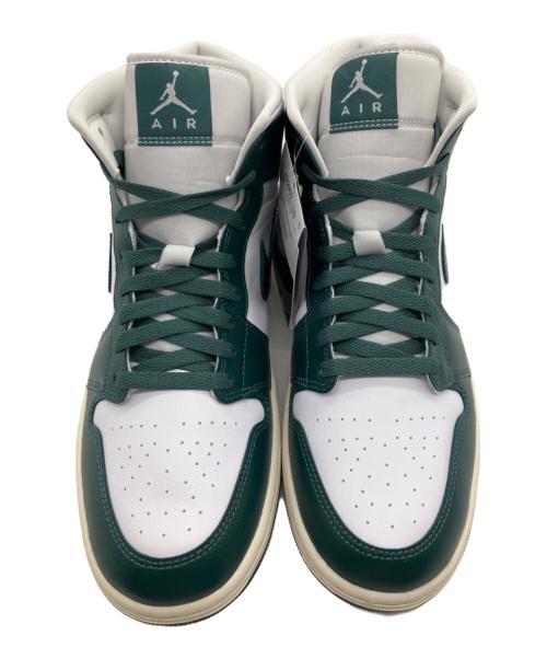 NIKE（ナイキ）NIKE (ナイキ) Air Jordan 1 Mid ホワイト×グリーン サイズ:29.0cm 未使用品の古着・服飾アイテム