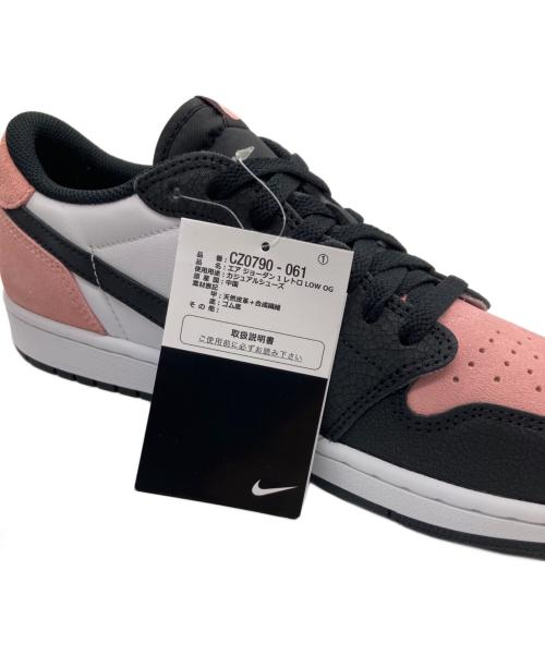 NIKE（ナイキ）NIKE (ナイキ) AIR JORDAN 1 LOW OG ピンク×ブラック サイズ:SIZE 28.5cm 未使用品の古着・服飾アイテム