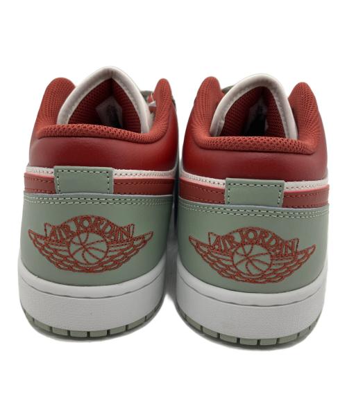 NIKE（ナイキ）NIKE (ナイキ) AIR JORDAN 1 LOW ライトグリーン×レッド サイズ:28.5cm 未使用品の古着・服飾アイテム