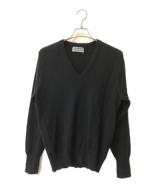 BALLANTYNE（バランタイン）BALLANTYNE (バランタイン) Vネックニット ブラック サイズ:40の古着・服飾アイテム