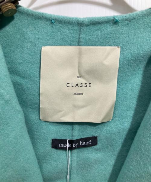 CLASSE（クラッセ）CLASSE (クラッセ) ノーカラージャケット ミントグリーン サイズ:9号 未使用品の古着・服飾アイテム