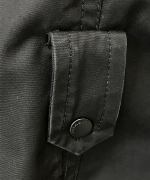 COACH（コーチ）COACH (コーチ) トレンチコート ブラック サイズ:Lの古着・服飾アイテム