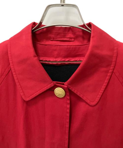Burberry's（バーバリーズ）Burberry's (バーバリーズ) ライナー付ステンカラーコート レッド サイズ:SIZE 9の古着・服飾アイテム