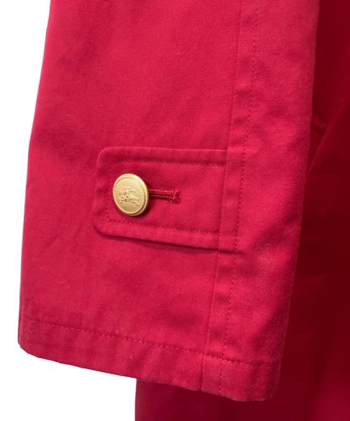 Burberry's（バーバリーズ）Burberry's (バーバリーズ) ライナー付ステンカラーコート レッド サイズ:SIZE 9の古着・服飾アイテム