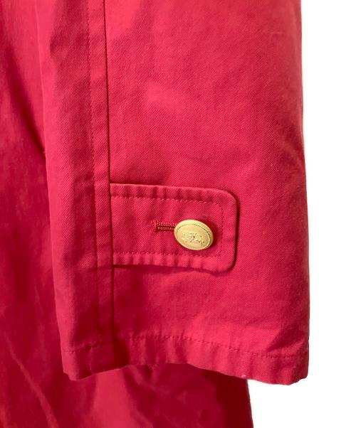 Burberry's（バーバリーズ）Burberry's (バーバリーズ) ライナー付ステンカラーコート レッド サイズ:SIZE 9の古着・服飾アイテム
