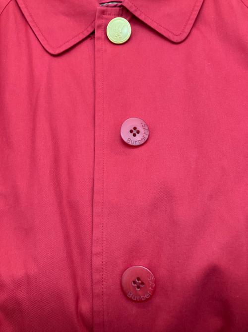 Burberry's（バーバリーズ）Burberry's (バーバリーズ) ライナー付ステンカラーコート レッド サイズ:SIZE 9の古着・服飾アイテム