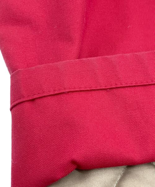 Burberry's（バーバリーズ）Burberry's (バーバリーズ) ライナー付ステンカラーコート レッド サイズ:SIZE 9の古着・服飾アイテム