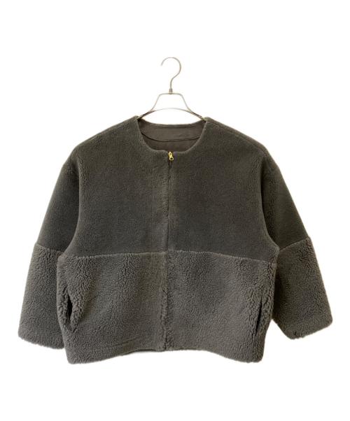 TOLNERA（トルネラ）TOLNERA (トルネラ) フリースジャケット グレー サイズ:38 未使用品の古着・服飾アイテム