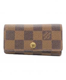 LOUIS VUITTON（ルイ ヴィトン）の古着「キーケース ミュルティクレ4」｜ブラウン