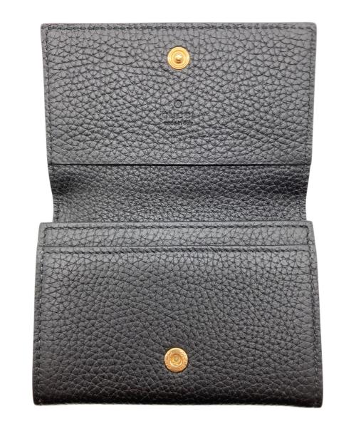 GUCCI（グッチ）GUCCI (グッチ) カードケース　ホースビット ブラックの古着・服飾アイテム