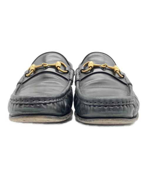 GUCCI（グッチ）GUCCI (グッチ) ホースビットローファー ブラック サイズ:SIZE 5 1/2の古着・服飾アイテム