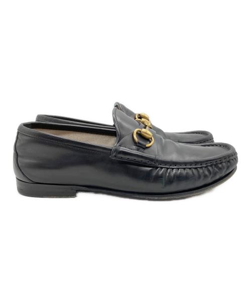 GUCCI（グッチ）GUCCI (グッチ) ホースビットローファー ブラック サイズ:SIZE 5 1/2の古着・服飾アイテム