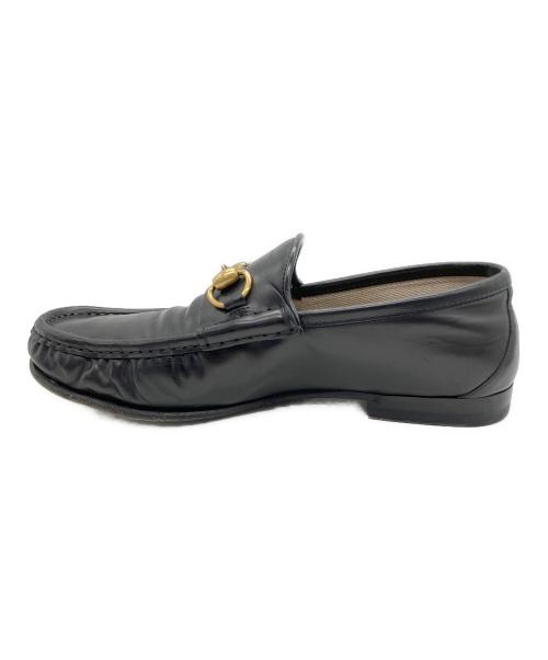 GUCCI（グッチ）GUCCI (グッチ) ホースビットローファー ブラック サイズ:SIZE 5 1/2の古着・服飾アイテム