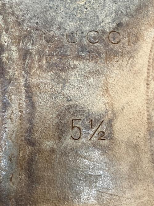 GUCCI（グッチ）GUCCI (グッチ) ホースビットローファー ブラック サイズ:SIZE 5 1/2の古着・服飾アイテム