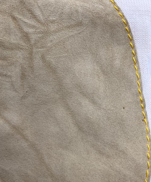 Maison Margiela（メゾンマルジェラ）Maison Margiela (メゾンマルジェラ) エルボーパッチカーディガン ホワイト サイズ:SIZE 4の古着・服飾アイテム