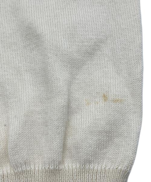 Maison Margiela（メゾンマルジェラ）Maison Margiela (メゾンマルジェラ) エルボーパッチカーディガン ホワイト サイズ:SIZE 4の古着・服飾アイテム