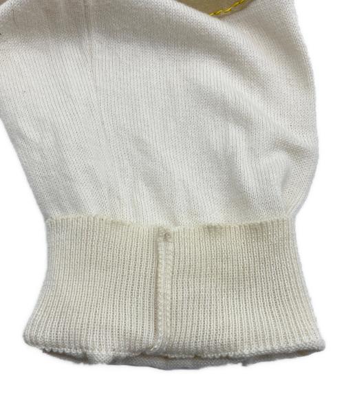 Maison Margiela（メゾンマルジェラ）Maison Margiela (メゾンマルジェラ) エルボーパッチカーディガン ホワイト サイズ:SIZE 4の古着・服飾アイテム